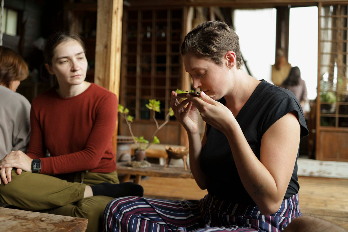 yefang cha natural tea session in Alishan Taiwan