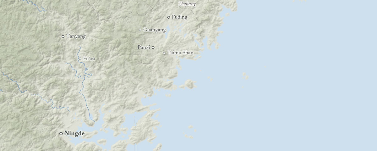 Ningde terroir map strip